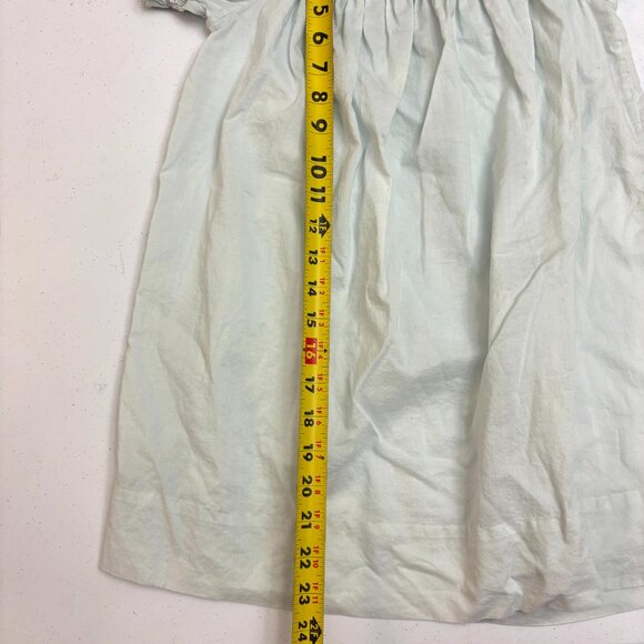 Strasburg Children’s Hand-Smocked Dress – Mint Green, Heirloom Classic, 2T - Picture 3 of 6